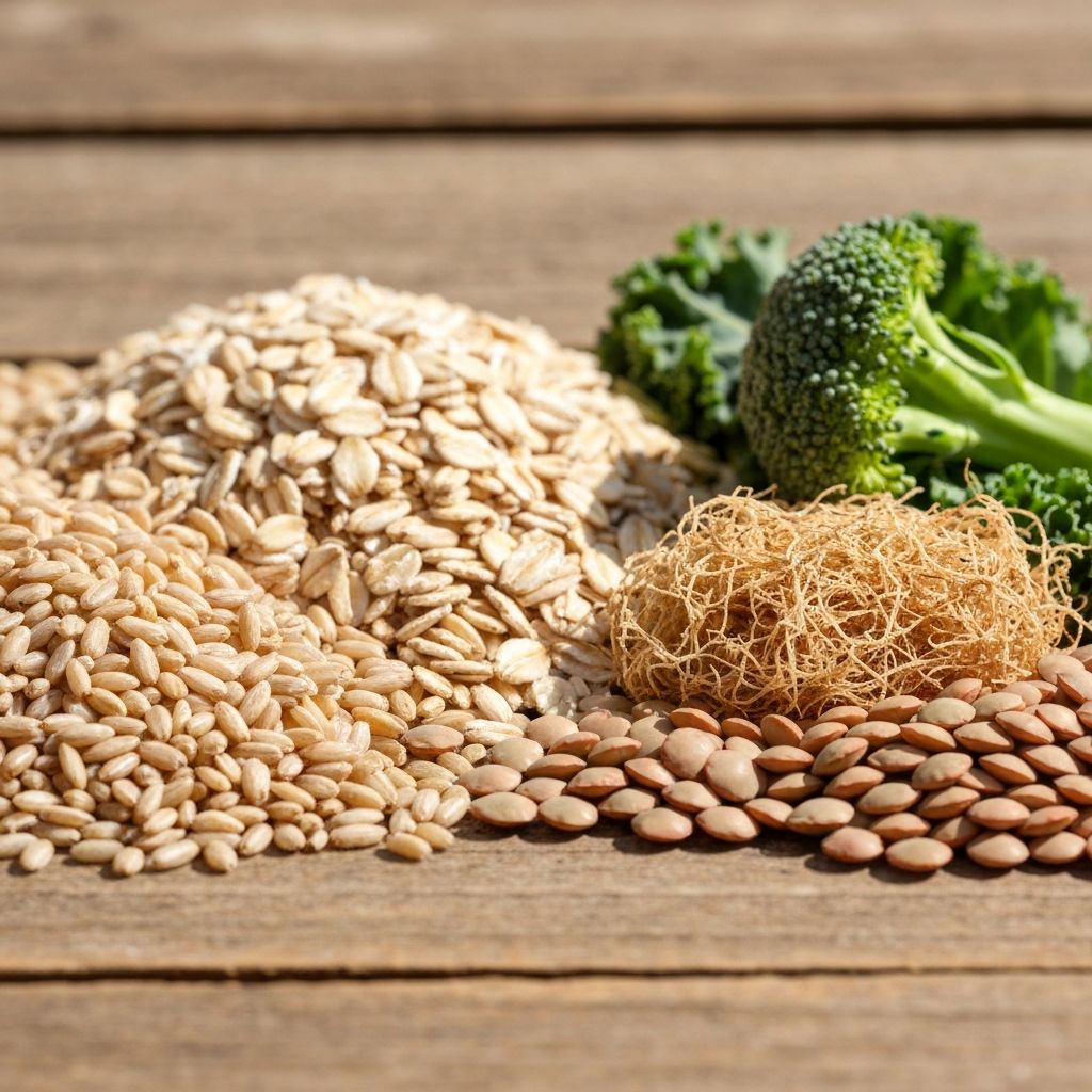 Whole grains and fibre-rich foods
